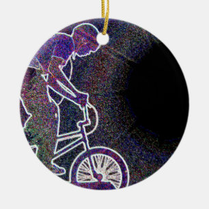 Cerâmica WillieBMX o ornamento de incandescência da borda