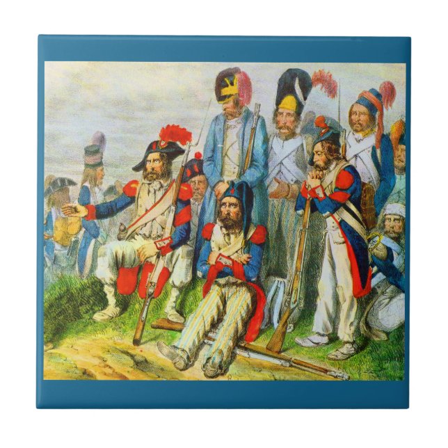 cerca de 1796 soldados de Napoleão (Frente)