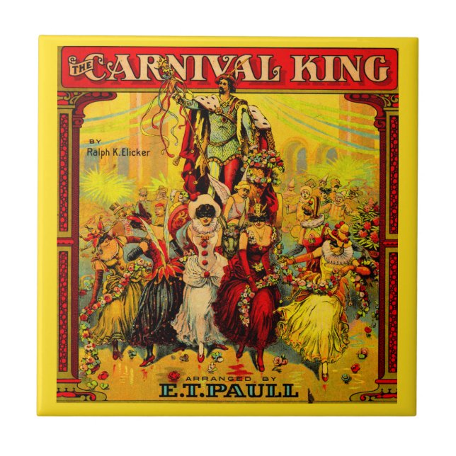 cerca de 1915 partituras O Rei do Carnaval (Frente)