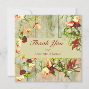 Cerca Pintada com Flores de Mola Obrigado