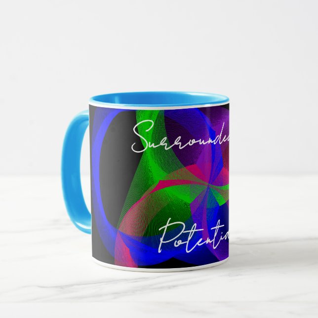 Cercado Por Uma Caneca De Café Potencial (Frente Esquerda)
