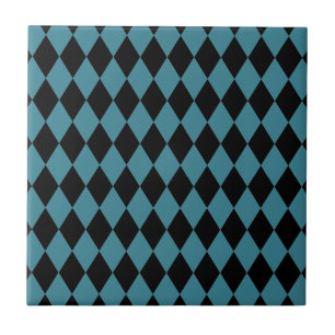 Cerceta e preto do Harlequin