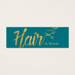 Cerceta moderna do cabeleireiro & mini nomeação