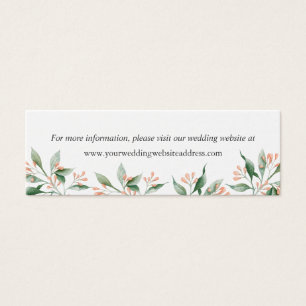 Cerco botânico elegante simples do Web site do