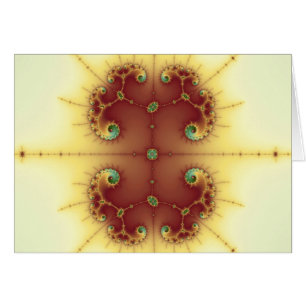 Cérebro - Cartão Fractal