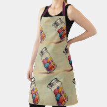 Cérebro Colorido Apron (Design com Til)