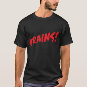 Cérebros! Camisa do zombi