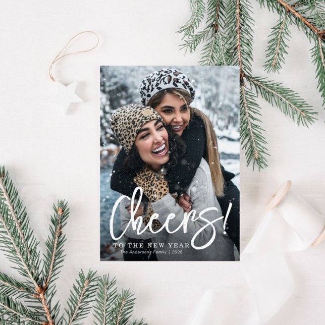 CÉREBROS | Cartão de feliz ano novo de script bran (Criador carregado)