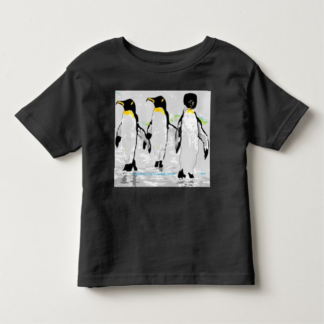 Cérebros de camisetas - Pinguins (Frente)