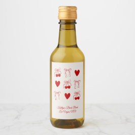 Cereja com Laço Vermelho Doce Favor de Despedida d