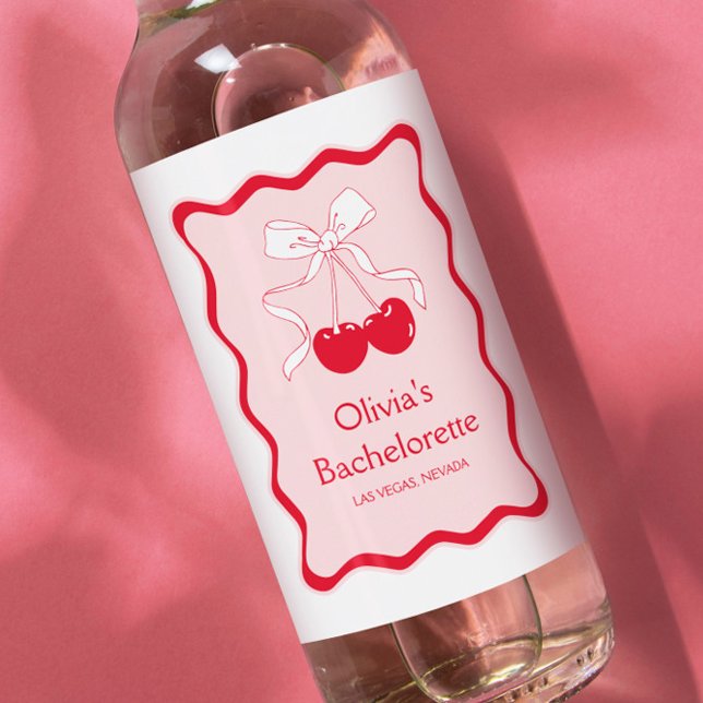 Cereja Na Festa de solteira Superior Mini Champanh (Criador carregado)