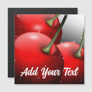 Cerejas com gotas de areia