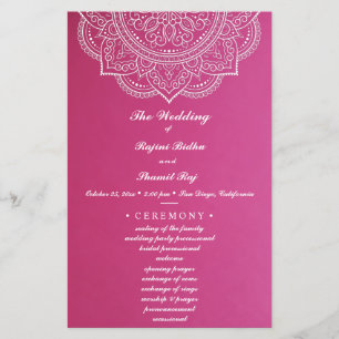 Cerimônia de Casamento de Paisley, de Cor Branca