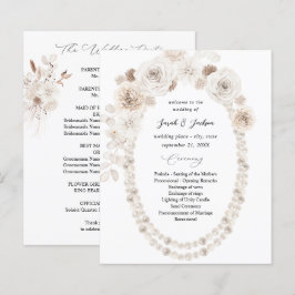 Cerimônia de Casamento Floral Branco e Pérolas Orç