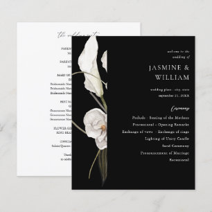Cerimônia de Casamento Floral Branco e Preto do Or