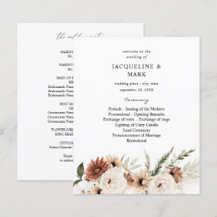 Cerimônia de Casamento Floral de Boho Neutral