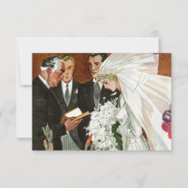 Cerimônia de Casamento Vintage, Noivos RSVP