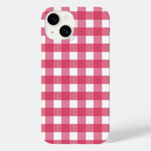 Cerise gingham Case-Mate capas de iphone