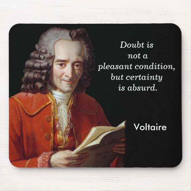 Certeza é absurdo - mousepad (Frente)