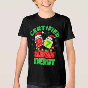 Certificado 6‑7 Energia de Trenó gen alpha meme