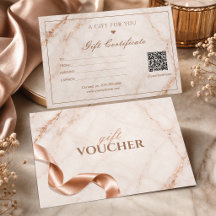 Certificado-Cadeau de Mármore de Luxo | Beleza em