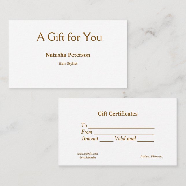 certificado clássico de negócios azul branco (Frente/Verso)