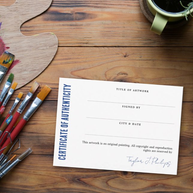 Certificado de Autenticidade do Script de Assinatu (Criador carregado)