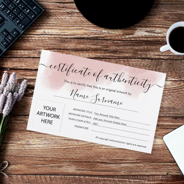 Certificado de Autenticidade Trabalho de arte por (Criador carregado)