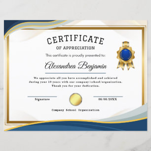 Certificado de Avaliação de Conquista