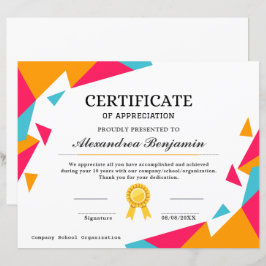Certificado de Avaliação de Conquista