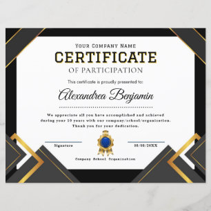 Certificado de Avaliação de Conquista