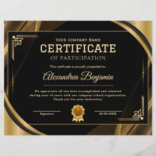 Certificado de Avaliação de Conquista