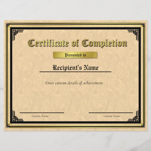 Certificado de Bandeira Personalizada Thin Blue Li (Frente)