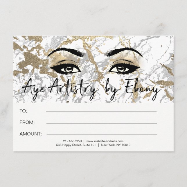 Certificado de Beleza de Marmore Branco Dourado Eb (Frente)