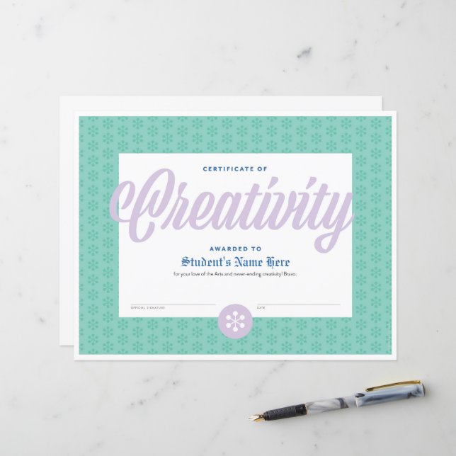 Certificado de bondade (Frente/Verso In Situ)