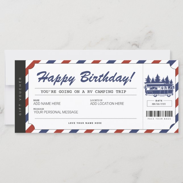 Certificado de Campo de Verão de Presente para Cam (Frente)