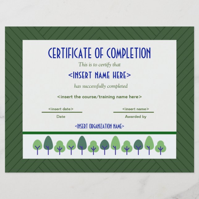 Certificado de conclusão (Frente)