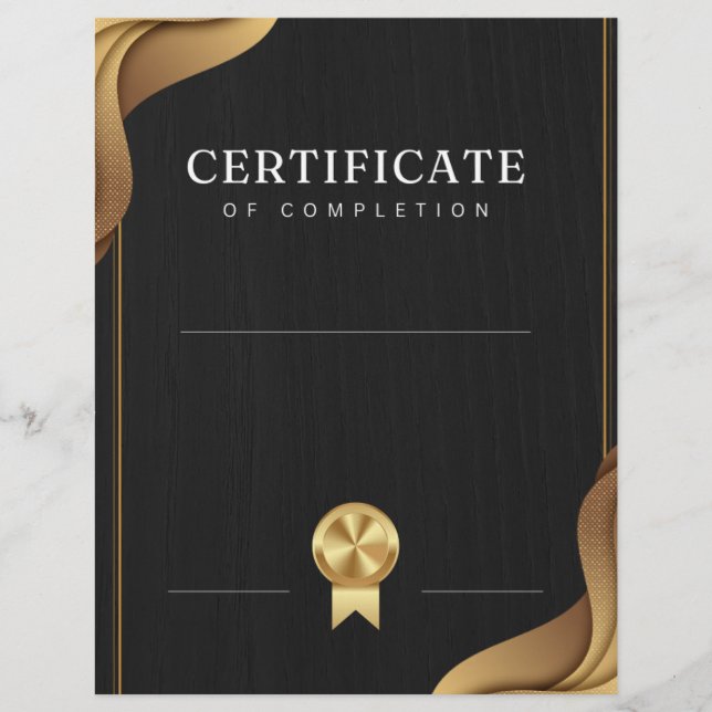 Certificado de conclusão (Frente)