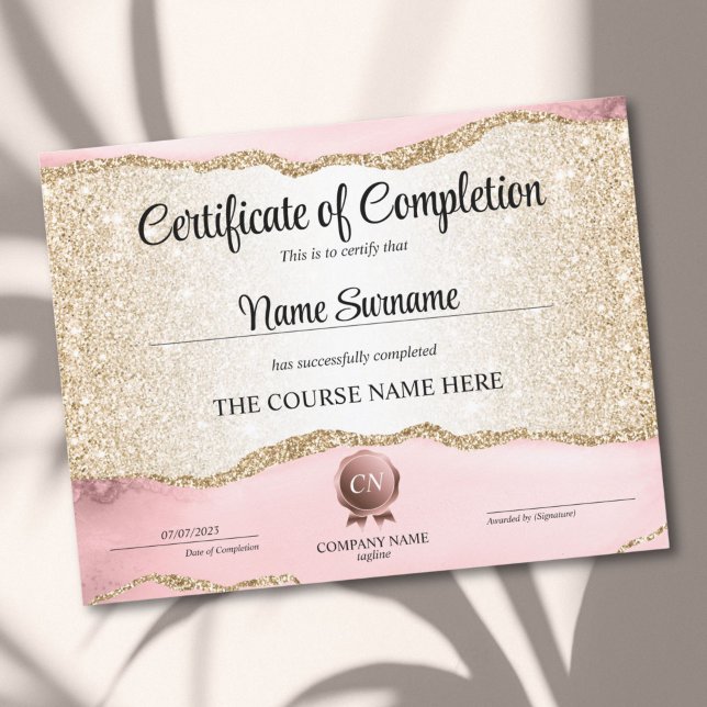 Certificado de Conclusão do Curso (Criador carregado)