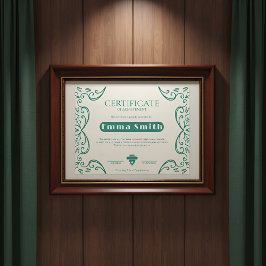 Certificado de Conquista de Borda de Videira Creme