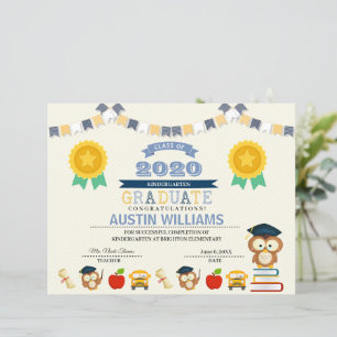 Certificado de Diploma de Licenciatura do Jardim d