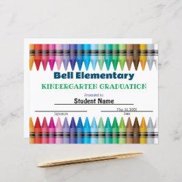 Certificado de Graduação Crayon