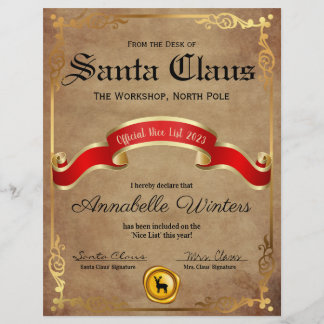 Certificado de Lista de Nice Oficial