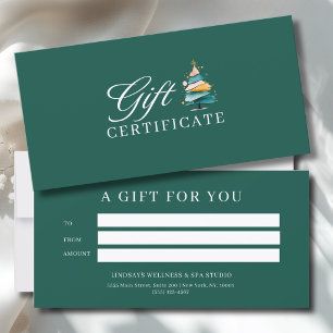 CERTIFICADO DE NEGÓCIOS DE ÁRVORE DE NATAL SALÃO