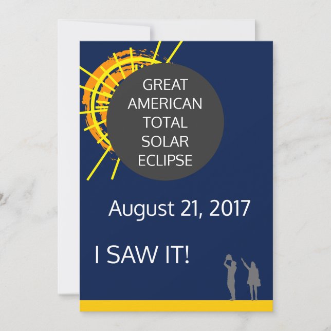 Certificado de observador Solar Eclipse excelente  (Frente)