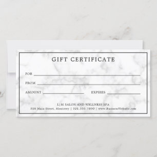 Certificado de Oferta Comercial de Mármore para Ci