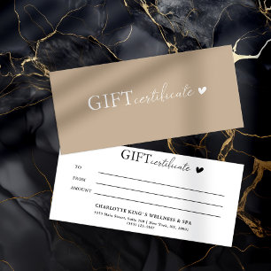 Certificado de oferta comercial específico do clie