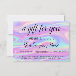 Certificado de Oferta Comercial Hológrafo Social M