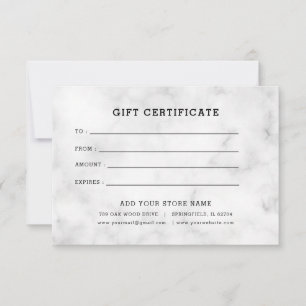 Certificado de oferta comercial minimalista com lo