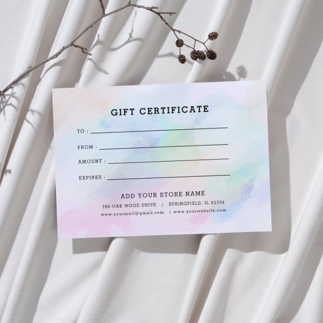 Certificado de oferta comercial minimalista com lo (Criador carregado)